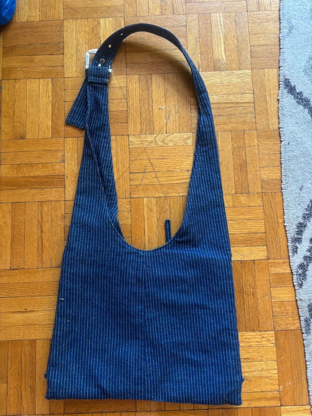 MANGO Stripped Denim Crossbody accepting offers - Picture 5 of 7